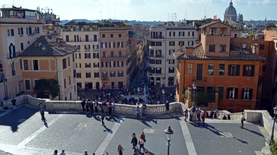 Rome, Italy, large group of people, travel destinations preview