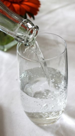 clear drinking glass with water thumbnail