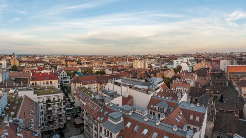 bird's eye view of town during daytime preview