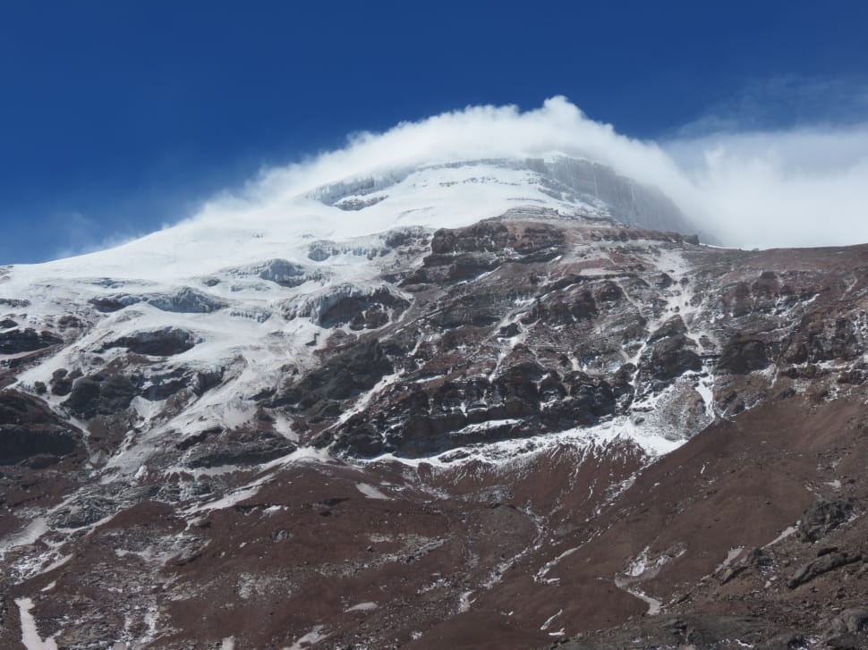 Volcano, Chimborazo, Mountain, Rock, cloud - sky, sky preview