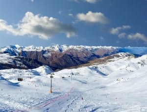 Skiing, Skis, Snow, Winter, Sport, Skier, mountain, snow thumbnail