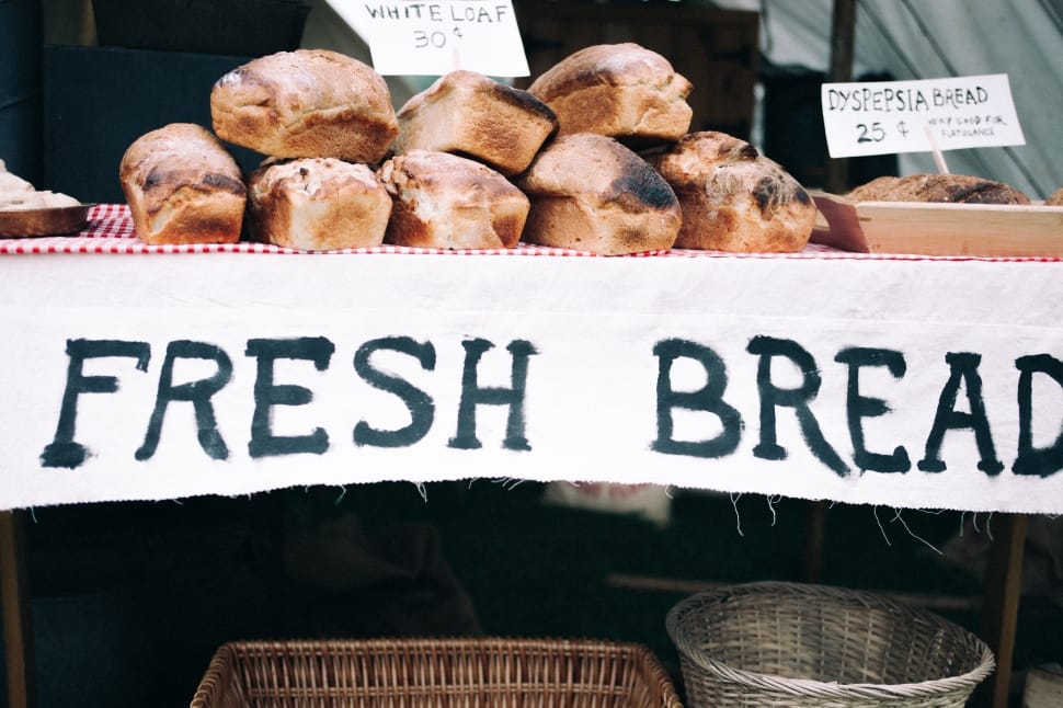 fresh bread signage preview