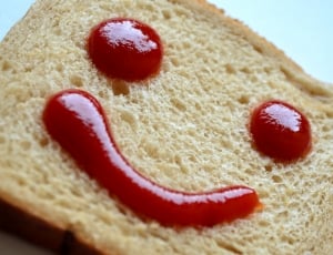 Face, Bread, Smiley, Ketchup, Red, Smile, red, food and drink thumbnail