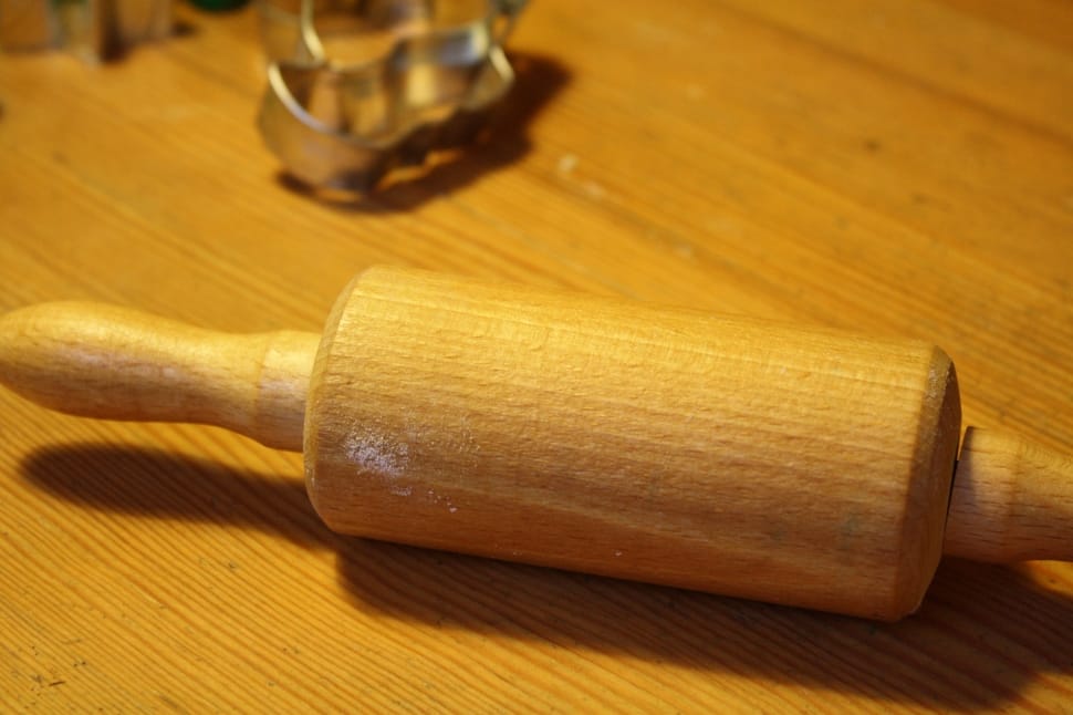 brown wooden rolling pin preview