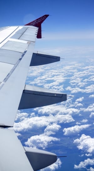 Aircraft, Clouds, Fly, Wing, Sky, airplane, cloud - sky thumbnail