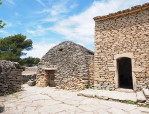 Beehive Hut, Door Opening, Long Building, architecture, stone material thumbnail