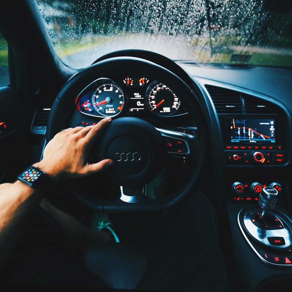 audi steering wheel watch