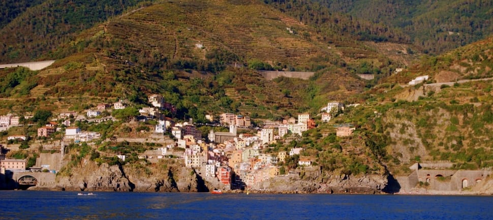 Sea, Mountain, Riomaggiore, Liguria, built structure, architecture preview