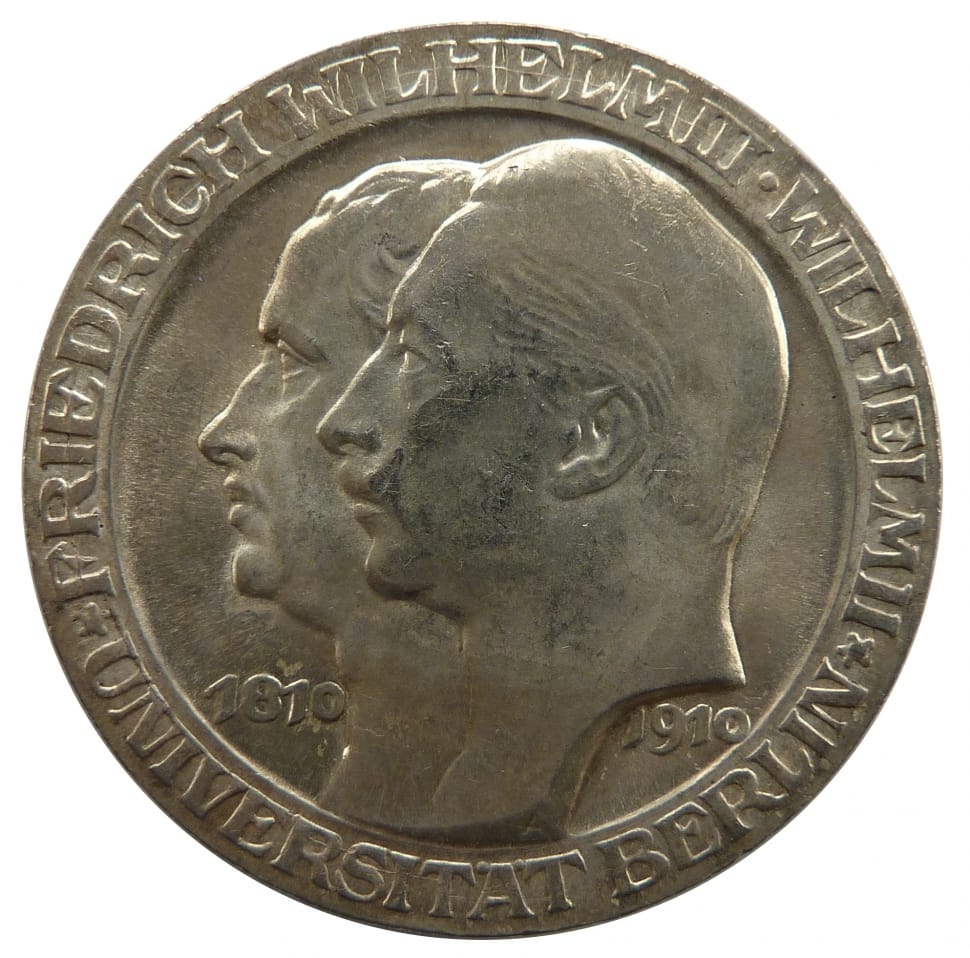 friedrich wilhelmih round commemorative coin preview
