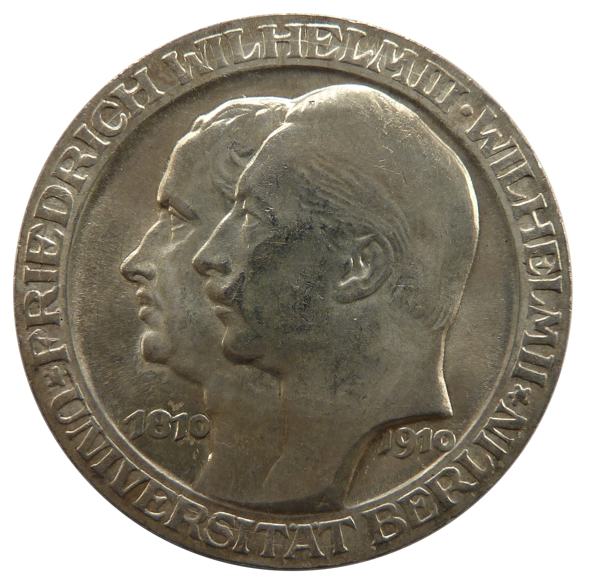 friedrich wilhelmih round commemorative coin