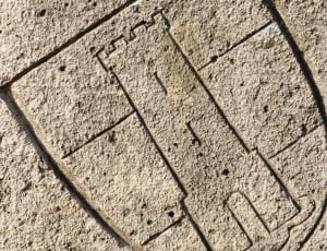 castle engraved concrete surface thumbnail