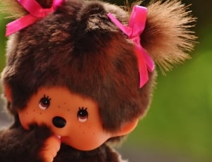 brown haired animal doll thumbnail