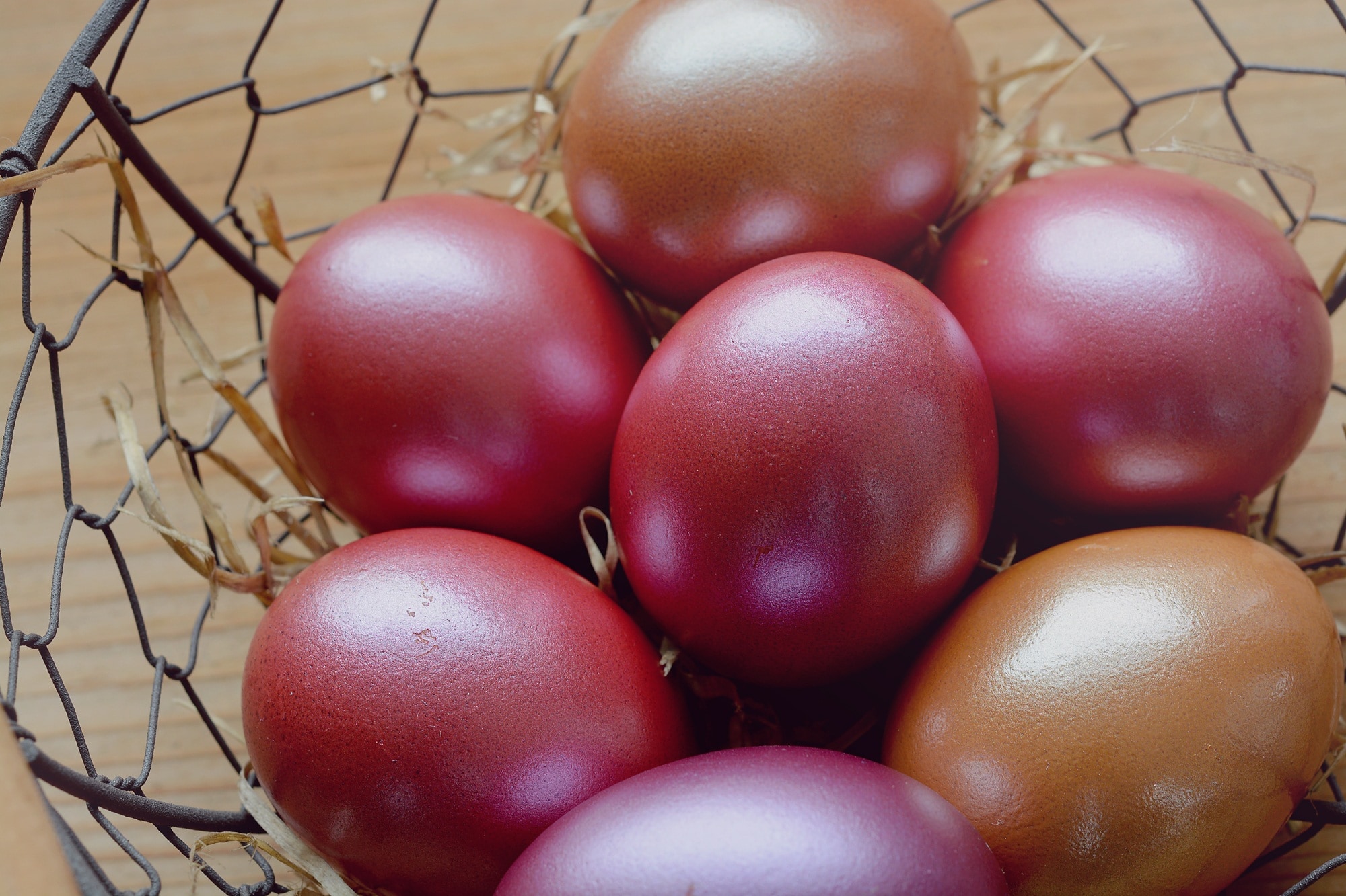colored eggs lot