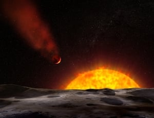 Planet, Cometary, Extrasolar, Exoplanet, lava, erupting thumbnail