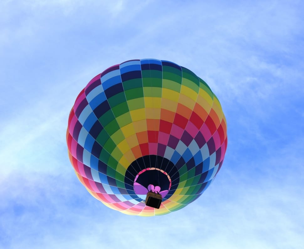 multicolored air balloon floating on the sky during daytime preview