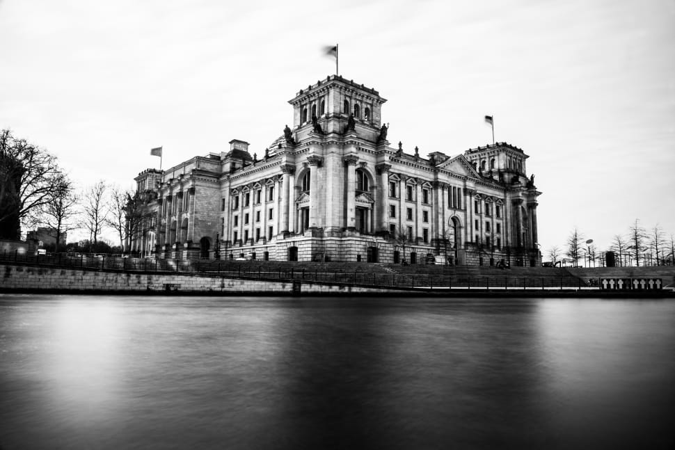 black and white, ocean, sea, old, architecture, government preview