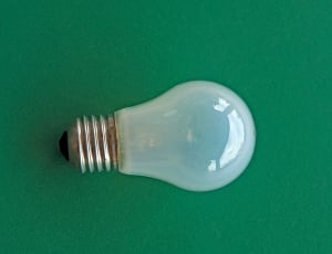 white glass light bulb thumbnail