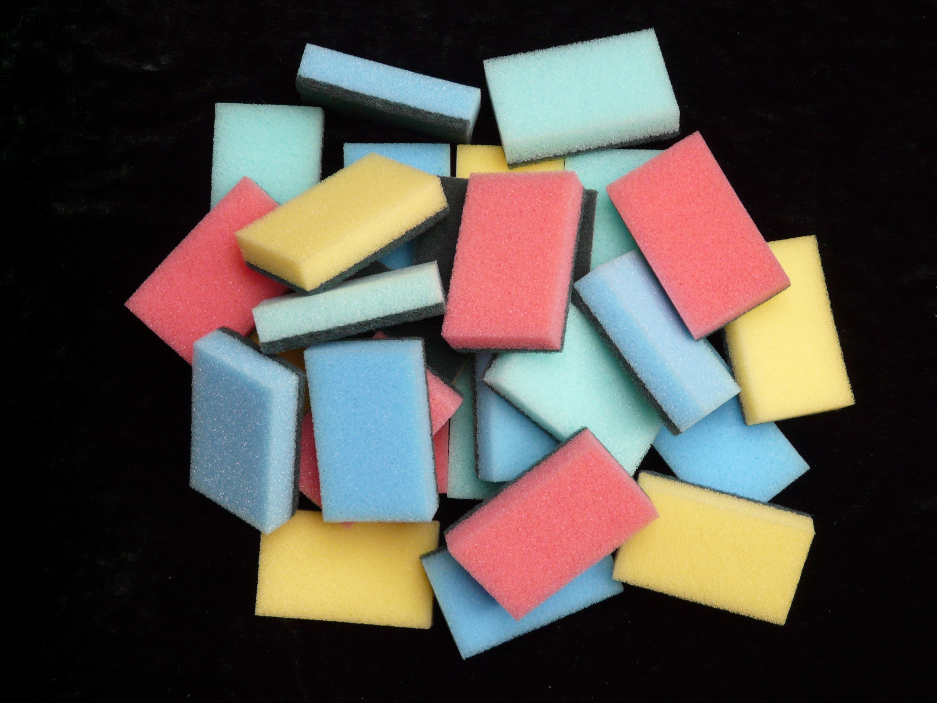 assorted colors sponge lot