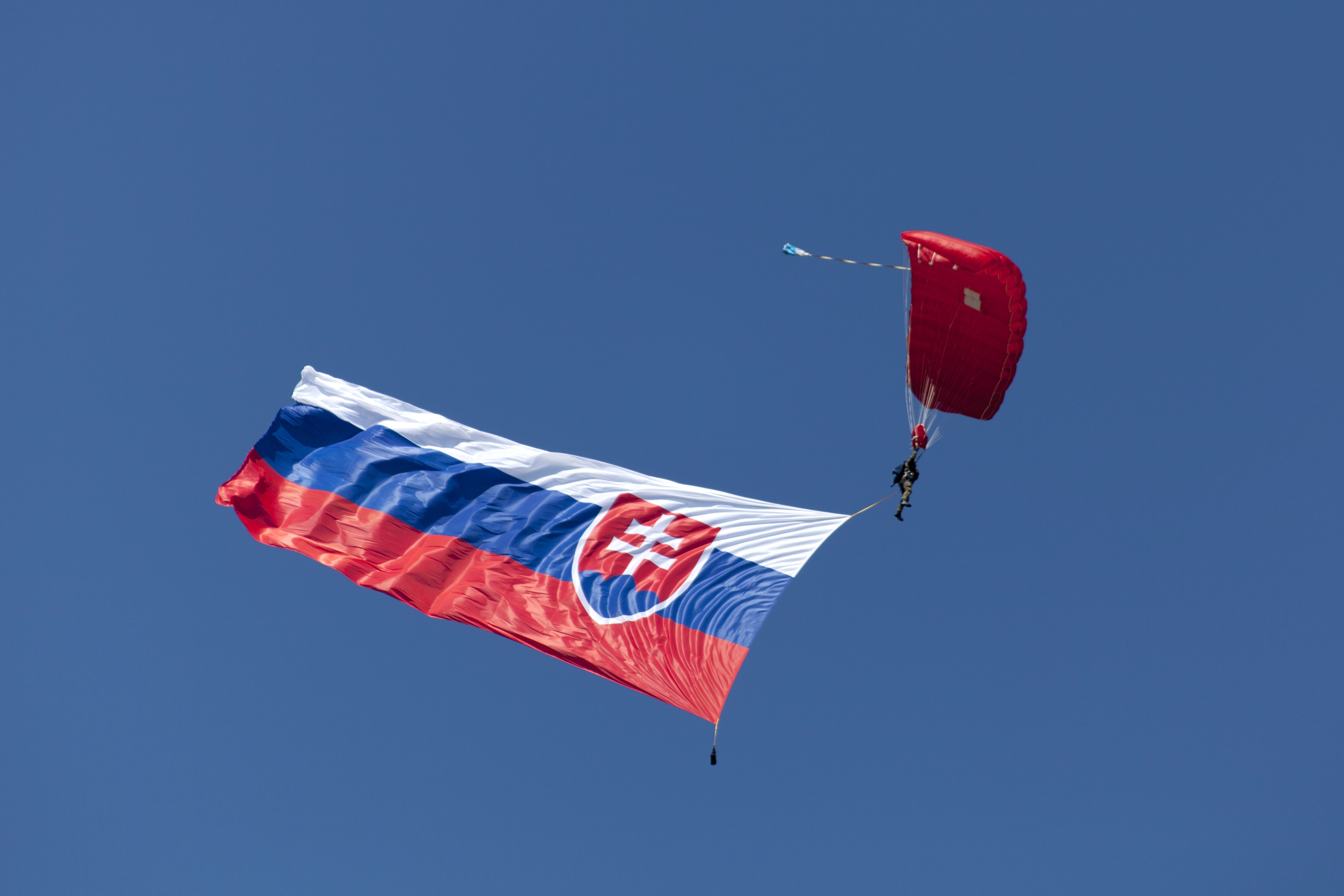 Slovak Flag, Pledge, Paragliding, patriotism, red
