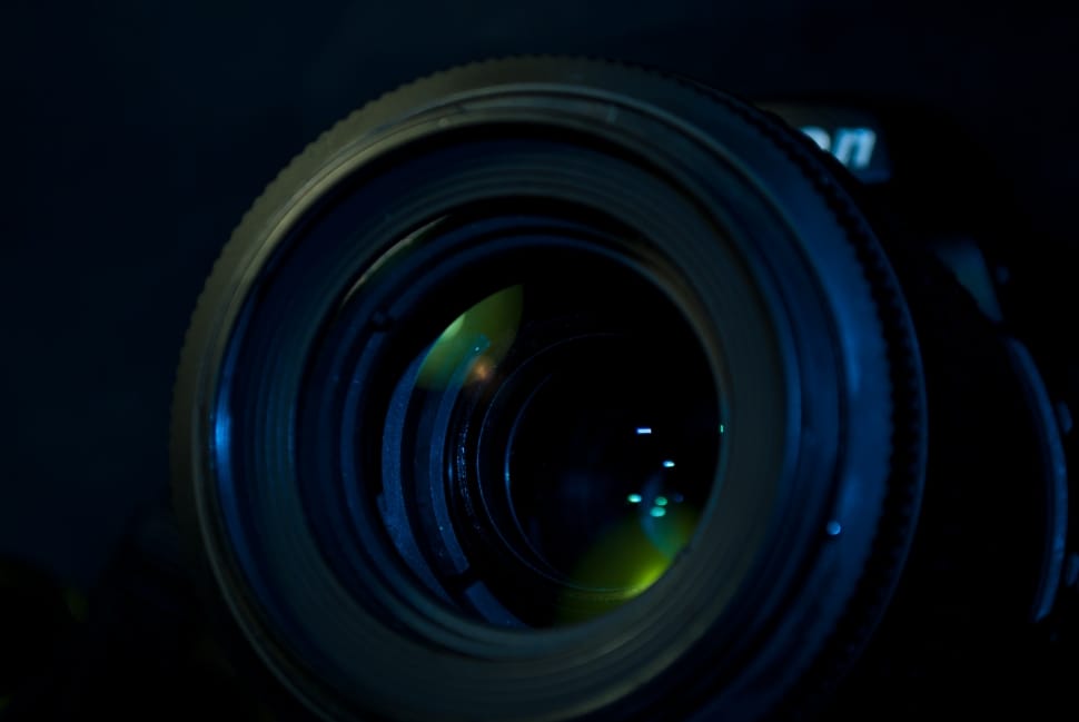 close up photo of a camera lens preview