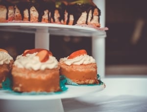 cupcakes, sweets, desserts, icing, indoors, food and drink thumbnail