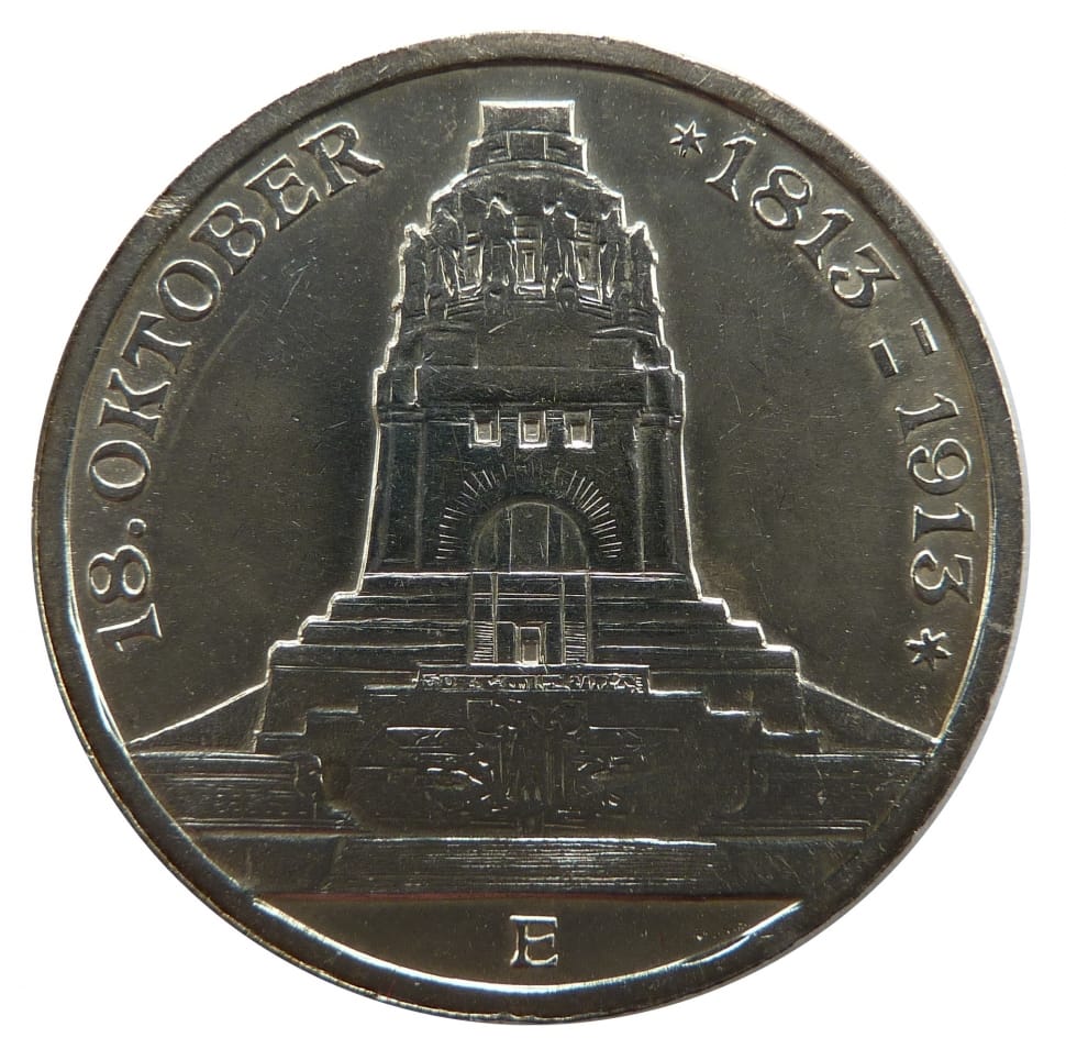 18 oktober 1819-1913 silver round coin preview