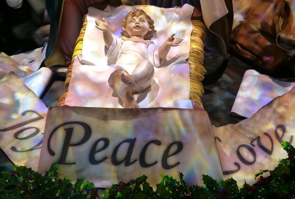 peace print baby figurine preview