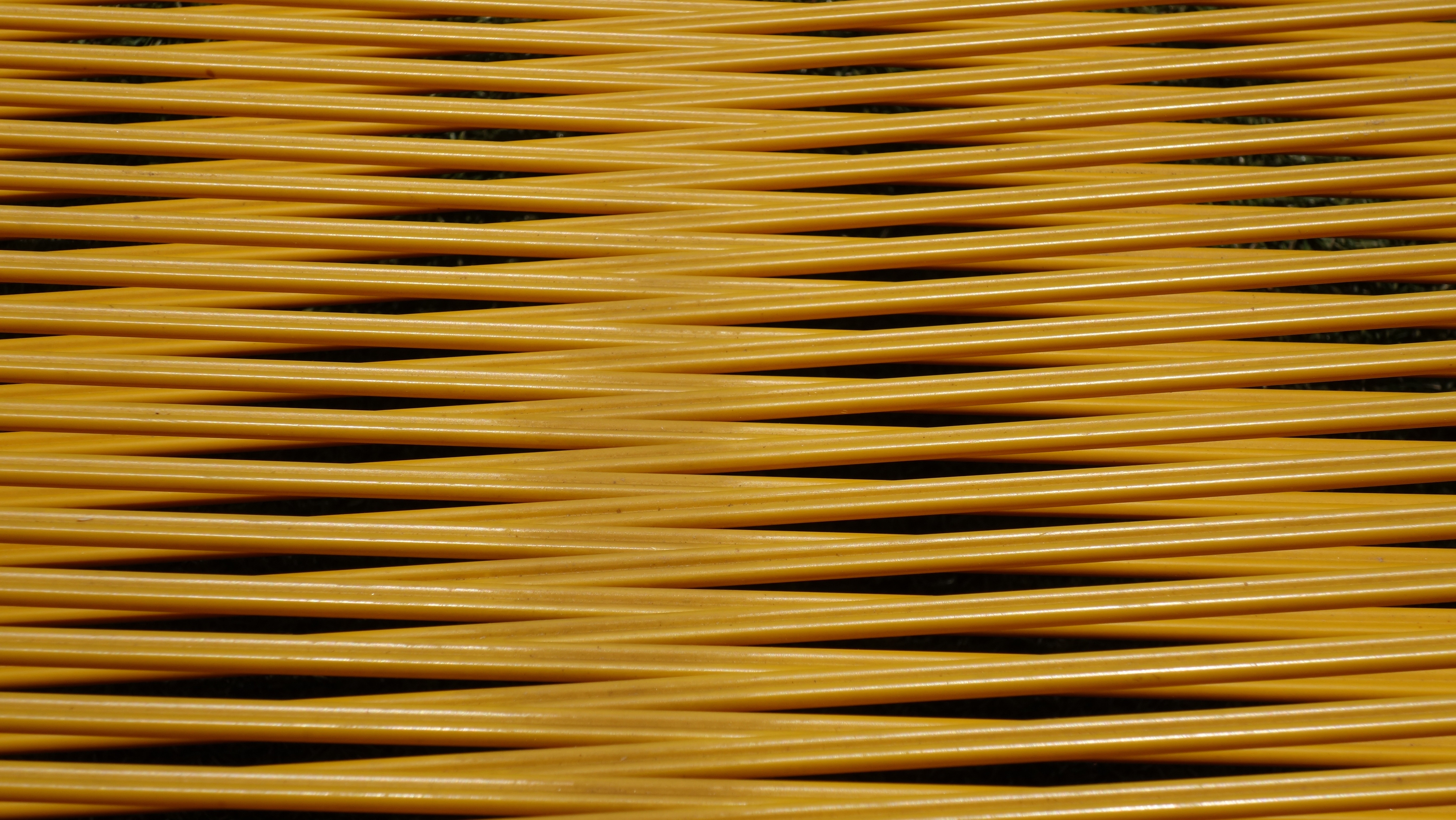 yellow straw surface
