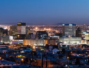 El Paso, Lights, City, Night, illuminated, cityscape thumbnail