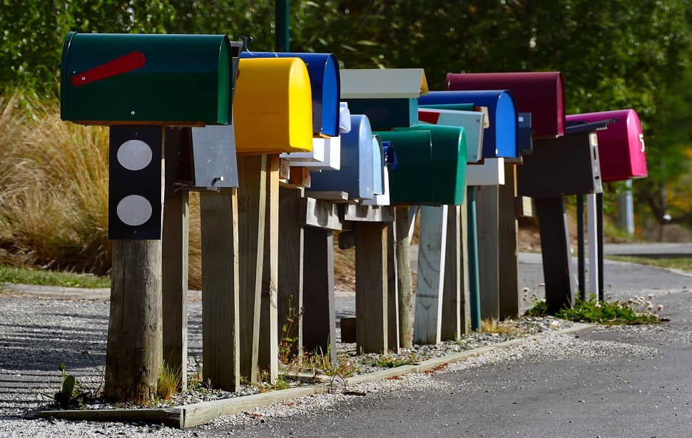Colorful mailbox preview