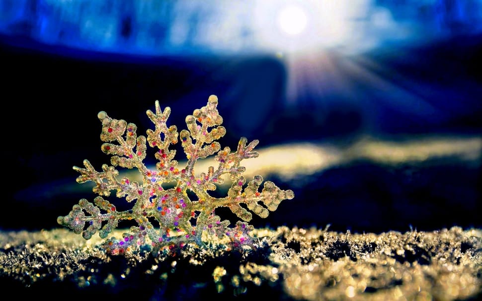 gold snowflake preview