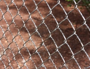 gray metal chain link fence thumbnail