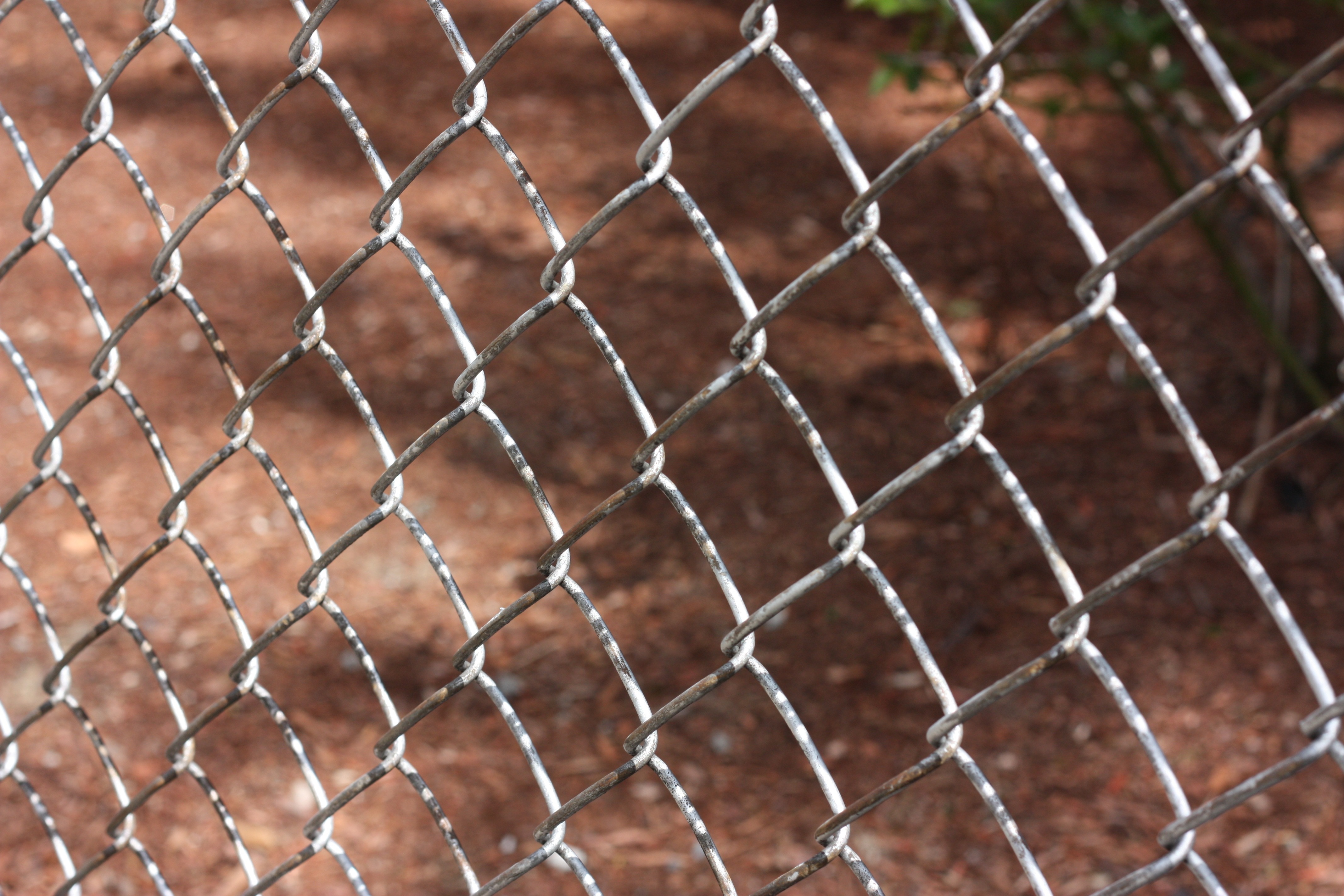gray metal chain link fence