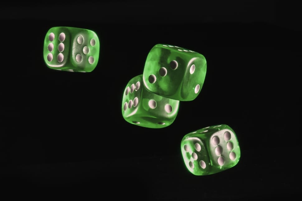 green and white dices preview