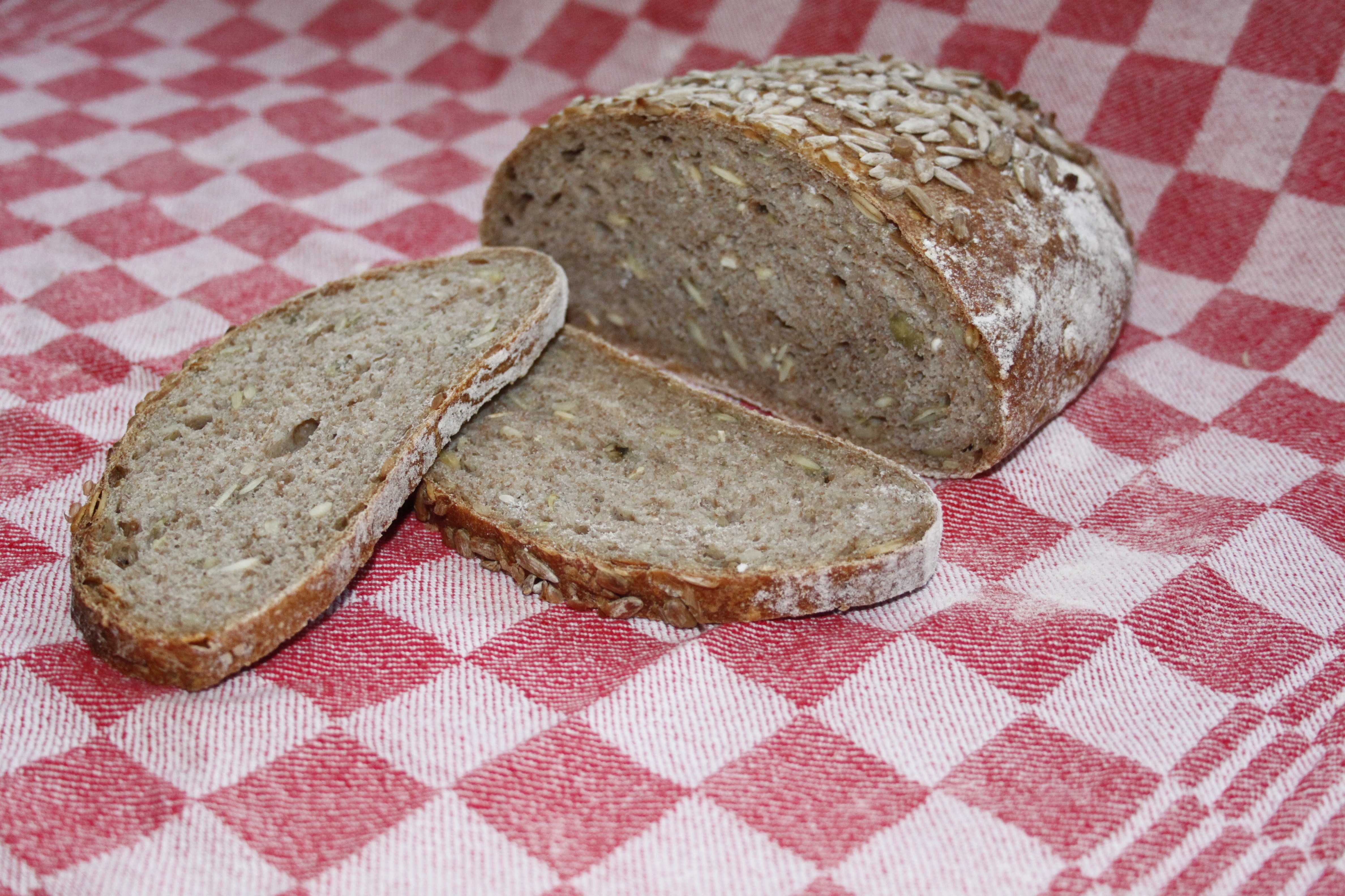 Sourdough Bread, Bread, Sourdough, checked pattern, bread