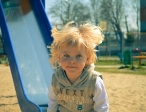 Child, Playground, Blonde, Play, Boy, childhood, playground thumbnail