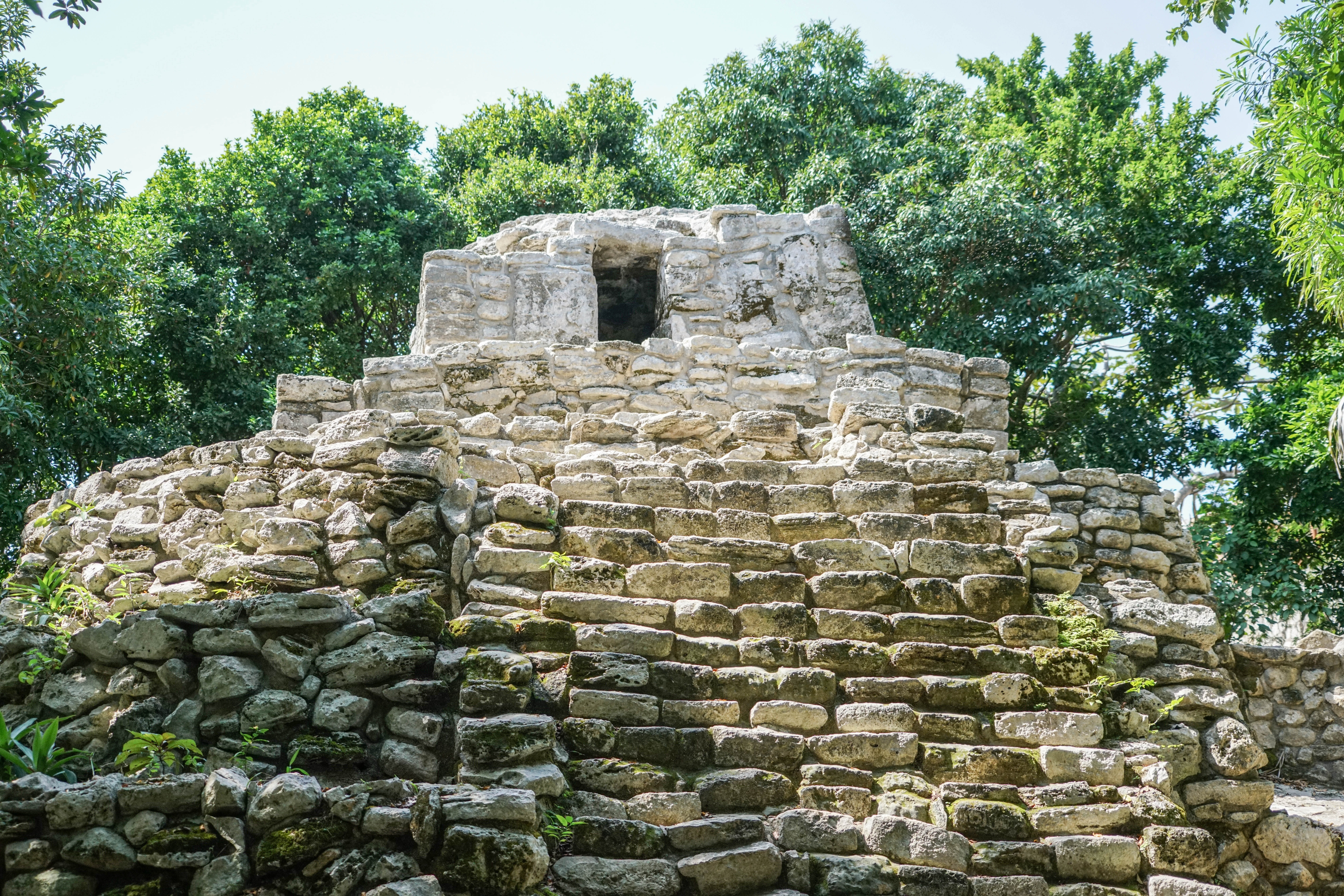 gray rock temple