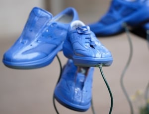 Sports Shoes, Flower Bed, Art, Shoes, blue, shoe thumbnail