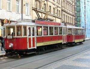 red and white tram thumbnail