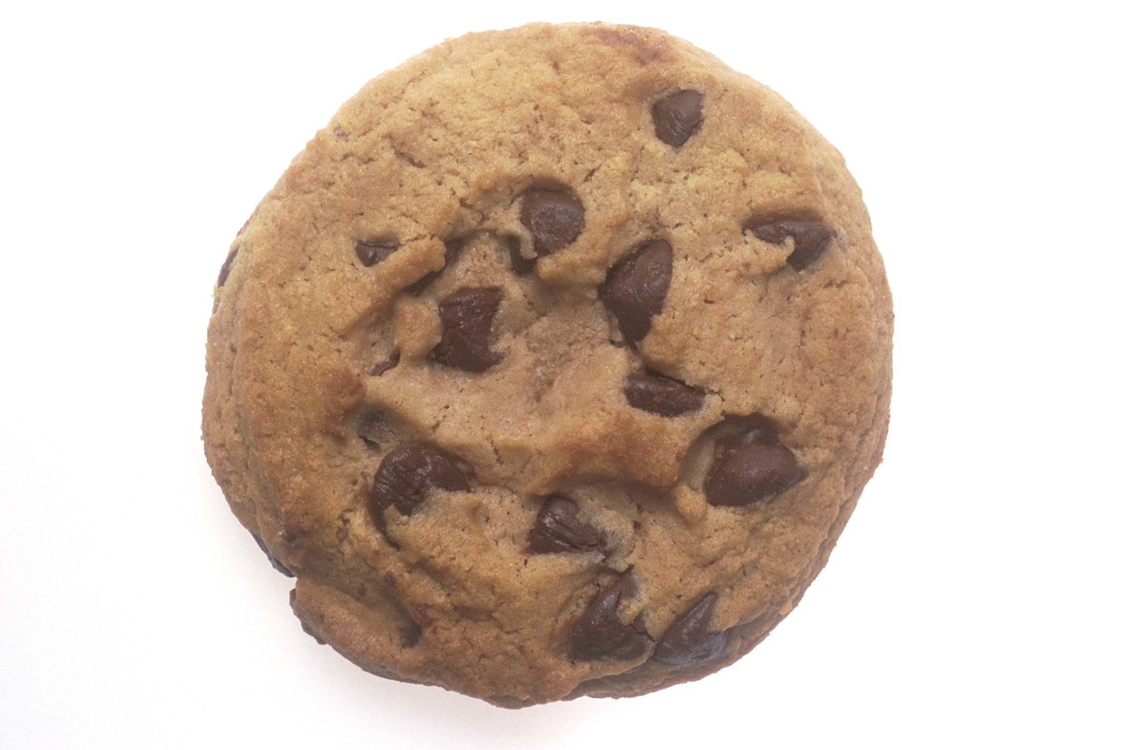 Chocolate Chip Cookie, Snack, Sweet, white background, cut out