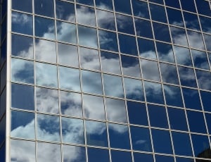 Building, Clouds, Reflection, Glass, blue, cloud - sky thumbnail