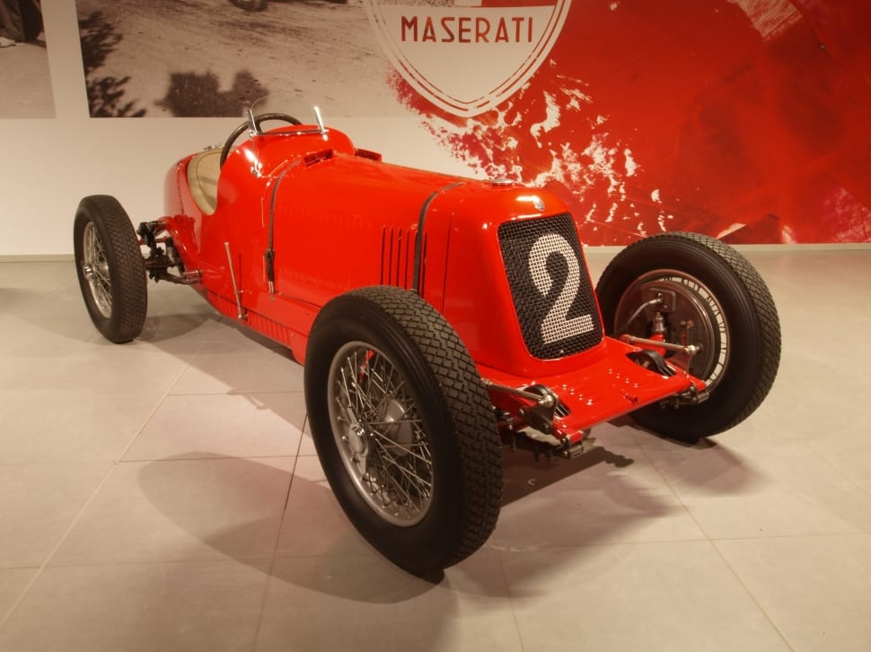 Car, Maserati, Vehicle, 1933, Automobile, red, car preview