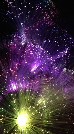 yellow and purple fireworks thumbnail