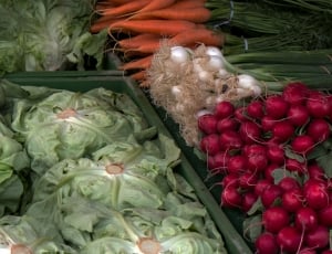 Vegetables, Market Stall, Onion, Carrots, vegetable, food and drink thumbnail