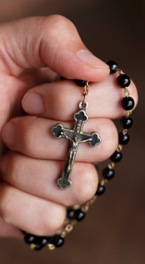 black and grey crucifix thumbnail