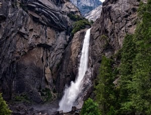 Yosemite, National Park, Mountains, waterfall, rock - object thumbnail
