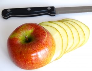 Apple, Cut, Knife, Fruit, Discs, Color, fruit, food and drink thumbnail