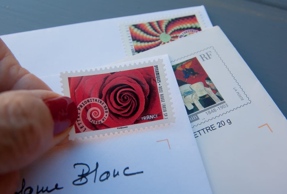 mail stamp preview