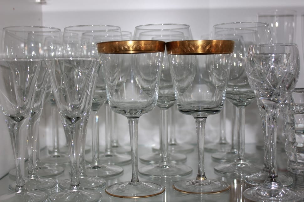 clear long stem wine glass preview