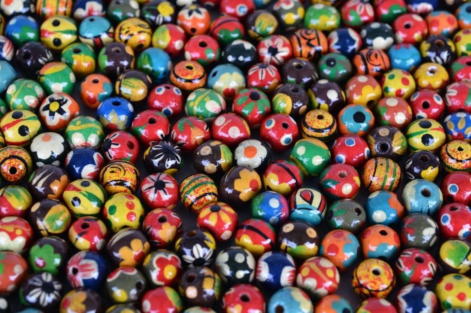multi colored bead lot preview